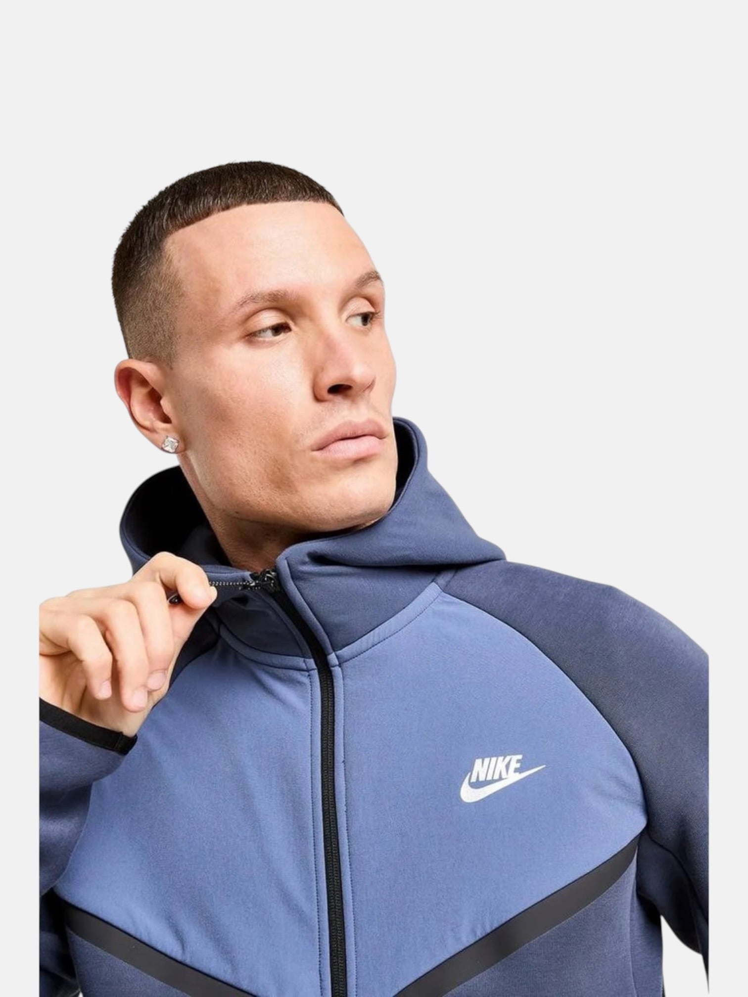 Толстовка чоловіча Nike Tech Fleece Windrunner "Blue" IH4302-437