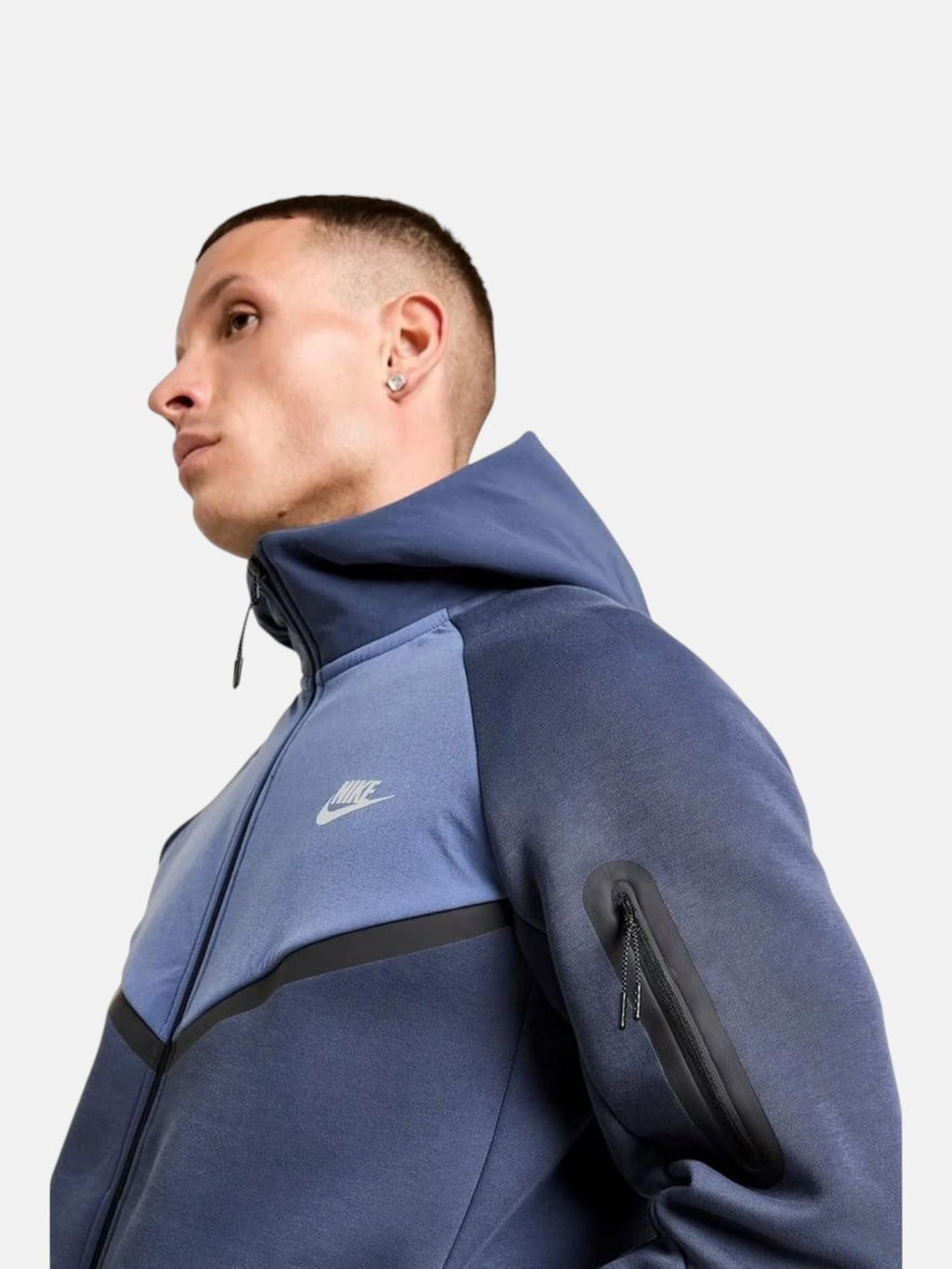 Толстовка чоловіча Nike Tech Fleece Windrunner "Blue" IH4302-437