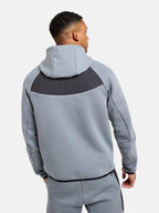 Толстовка чоловіча Nike Tech Fleece Windrunner "Grey/Volt" IH4302-065