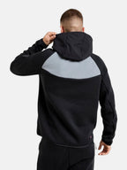 Толстовка чоловіча Nike Tech Fleece Windrunner "Black/Grey" IH4302-010