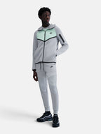 Толстовка чоловіча Nike Tech Fleece Windrunner "Wolf Grey/Mint" IH4302-012