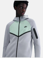 Толстовка чоловіча Nike Tech Fleece Windrunner "Wolf Grey/Mint" IH4302-012