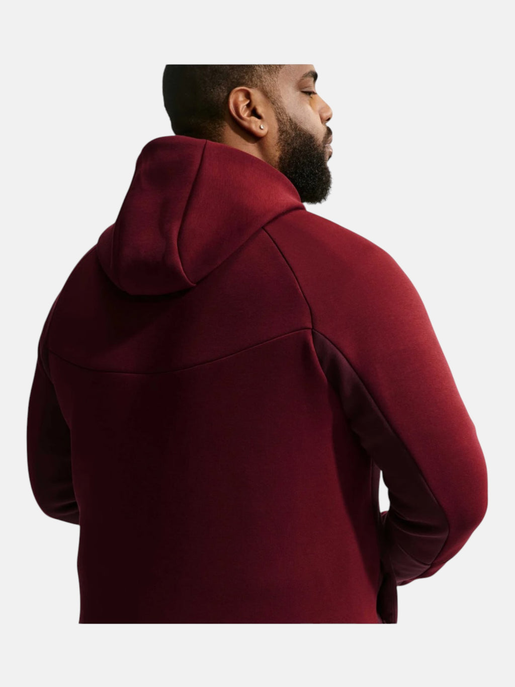 Толстовка чоловіча Nike Tech Fleece Windrunner "Bordo" HV0949-619