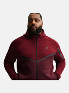 Толстовка чоловіча Nike Tech Fleece Windrunner "Bordo" HV0949-619