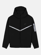 Толстовка чоловіча Nike Tech Fleece Windrunner Reflective "Black" IM6537-010