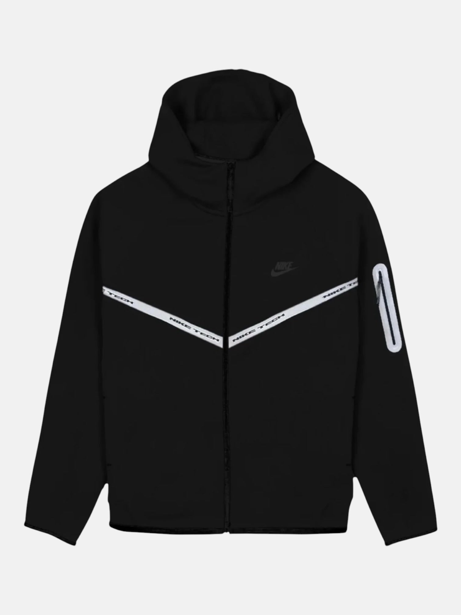 Толстовка чоловіча Nike Tech Fleece Windrunner Reflective "Black" IM6537-010