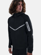 Толстовка чоловіча Nike Tech Fleece Windrunner Reflective "Black" IM6537-010