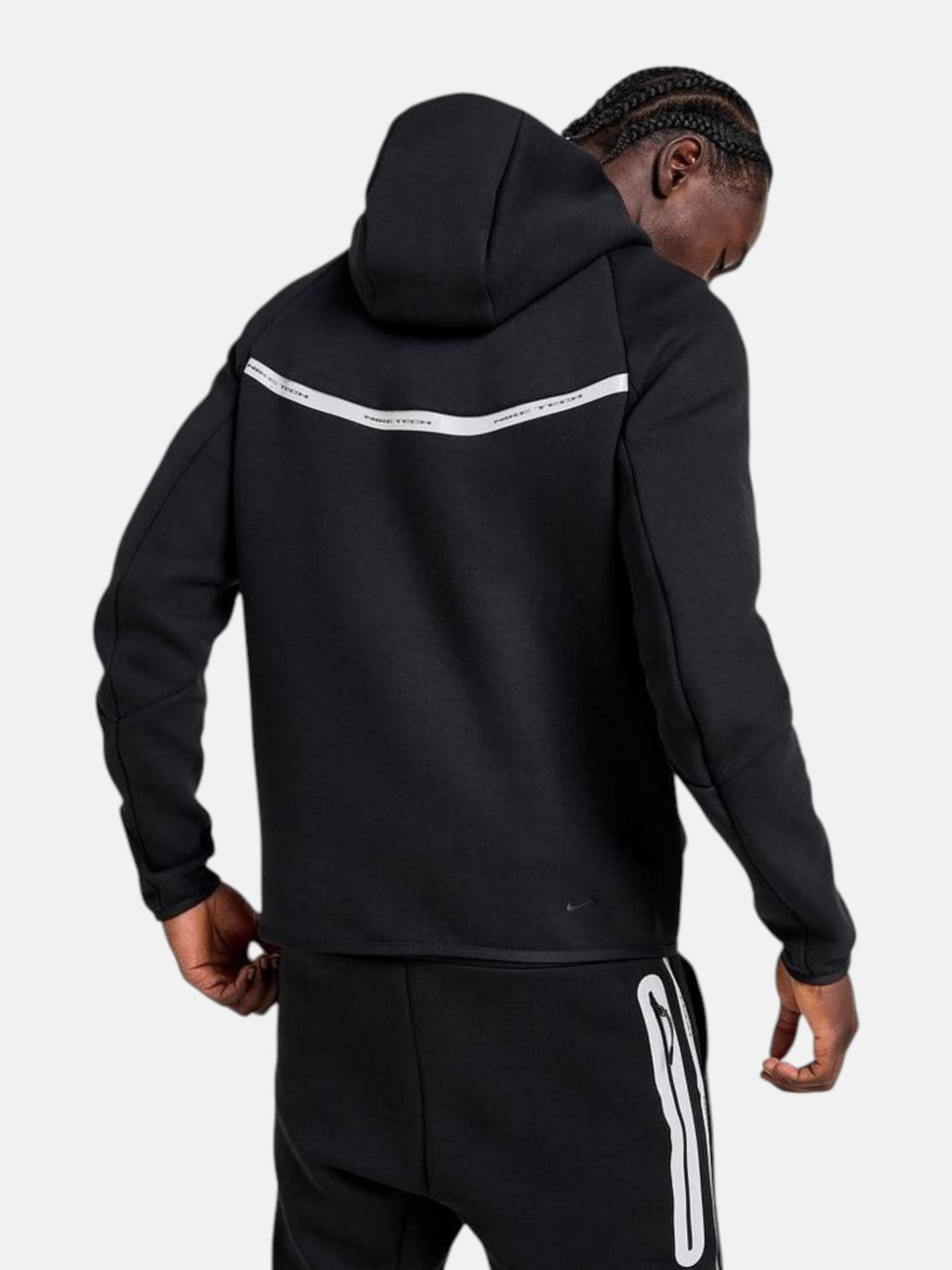 Толстовка чоловіча Nike Tech Fleece Windrunner Reflective "Black" IM6537-010