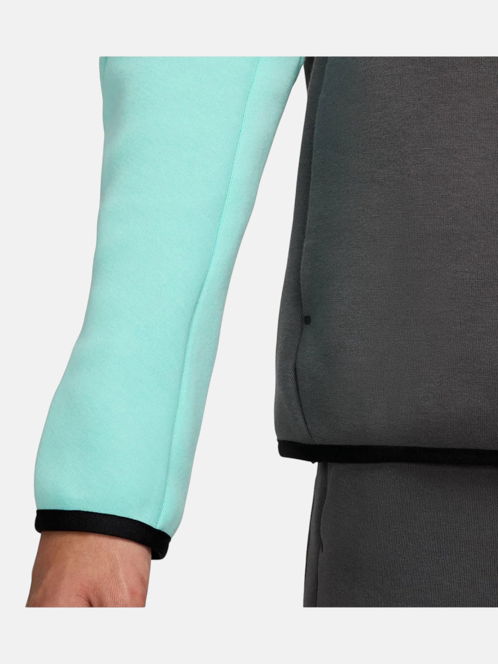 Толстовка чоловіча Nike Tech Fleece Windrunner "Turquoise/White" HV6512-068