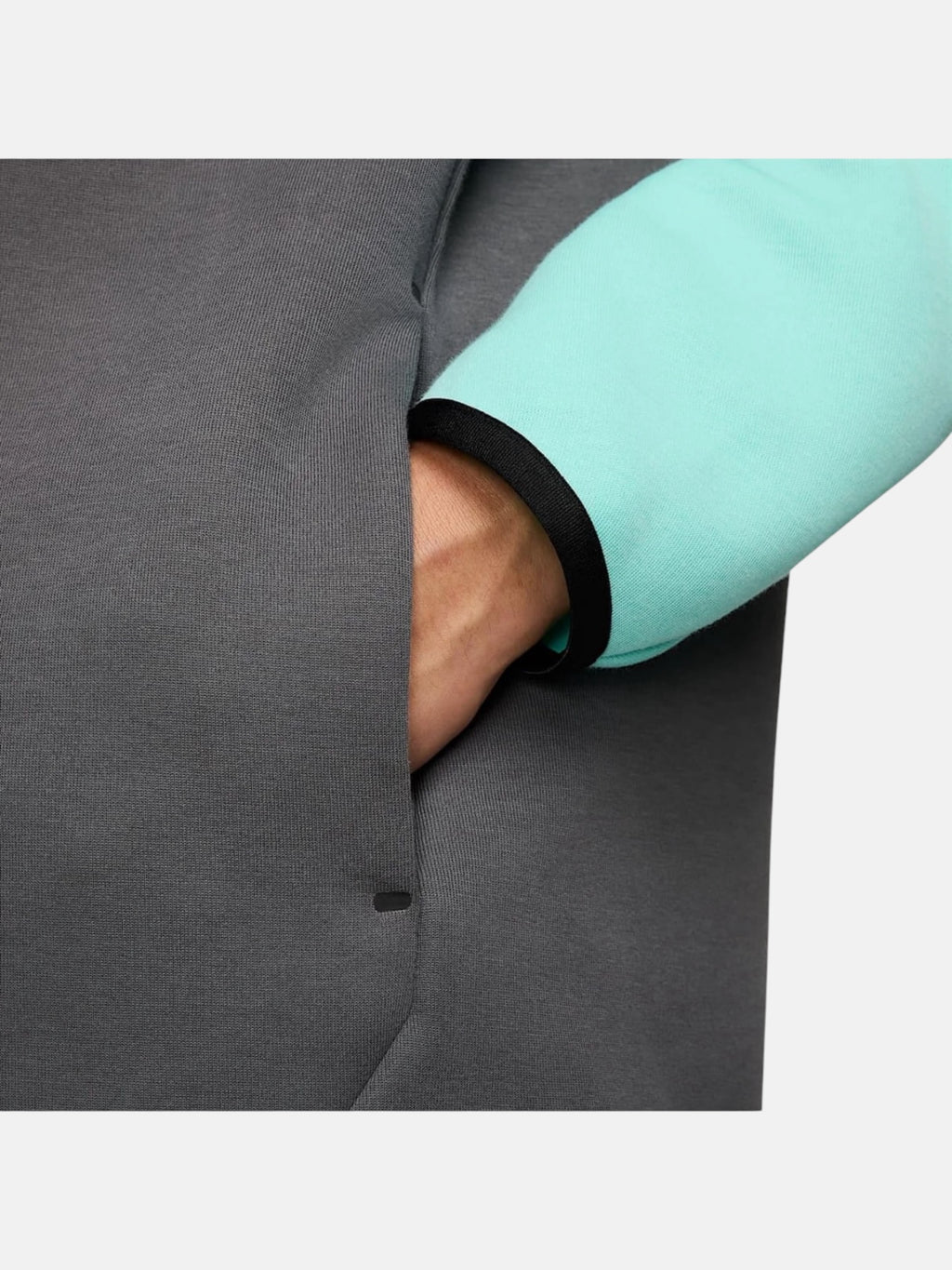 Толстовка чоловіча Nike Tech Fleece Windrunner "Turquoise/White" HV6512-068