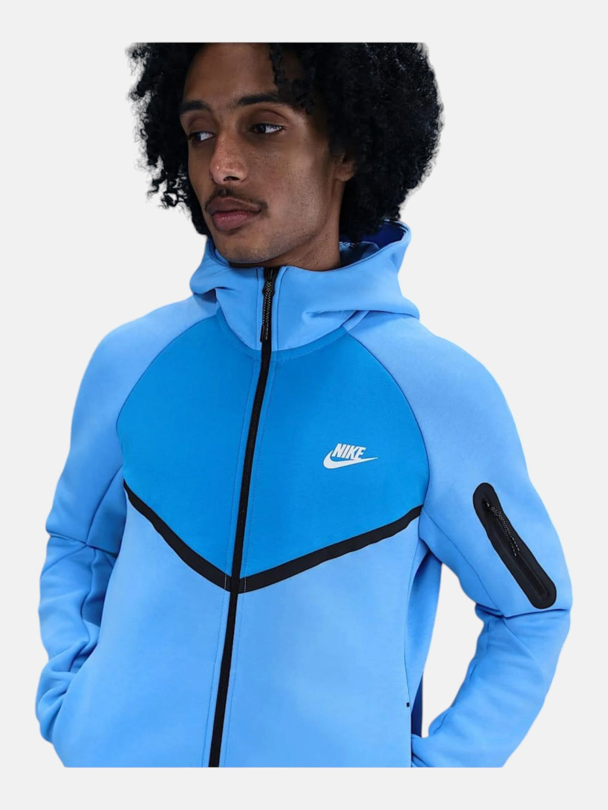 Толстовка чоловіча Nike Tech Fleece Windrunner "University Blue" IH4302-412