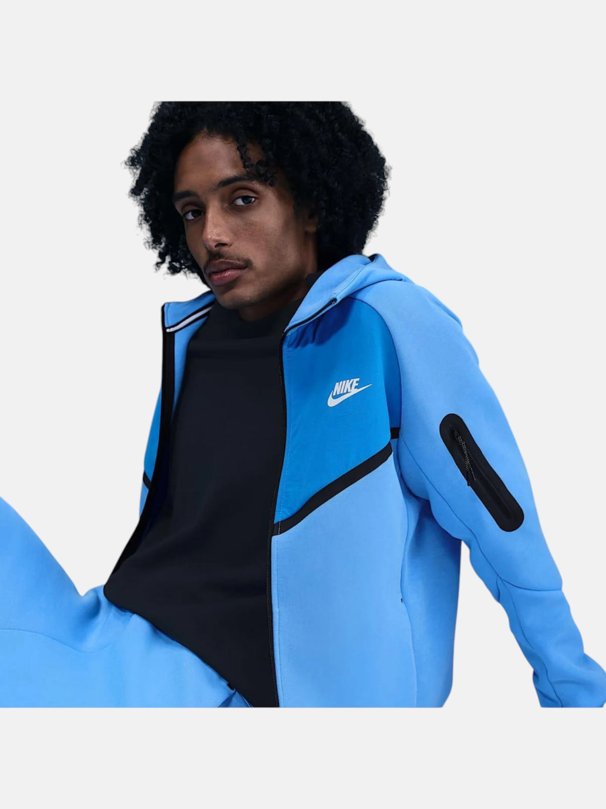 Толстовка чоловіча Nike Tech Fleece Windrunner "University Blue" IH4302-412