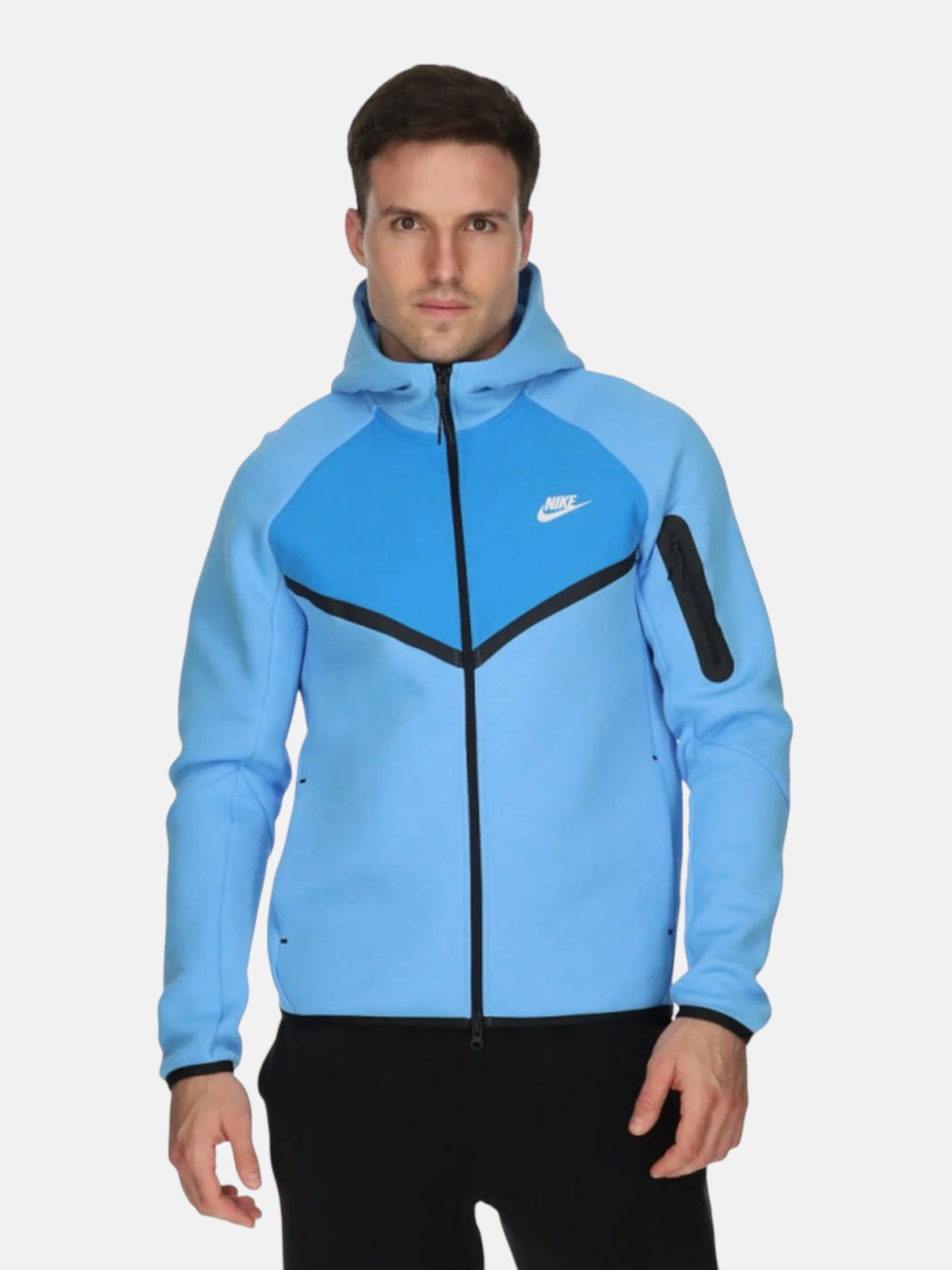 Толстовка чоловіча Nike Tech Fleece Windrunner "University Blue" IH4302-412