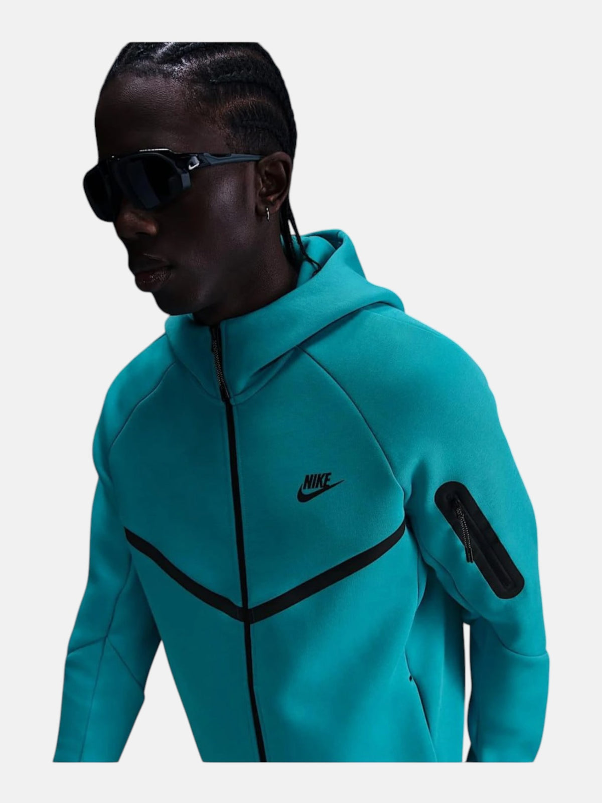 Толстовка чоловіча Nike Tech Fleece Windrunner "Turquoise" HV0949-345