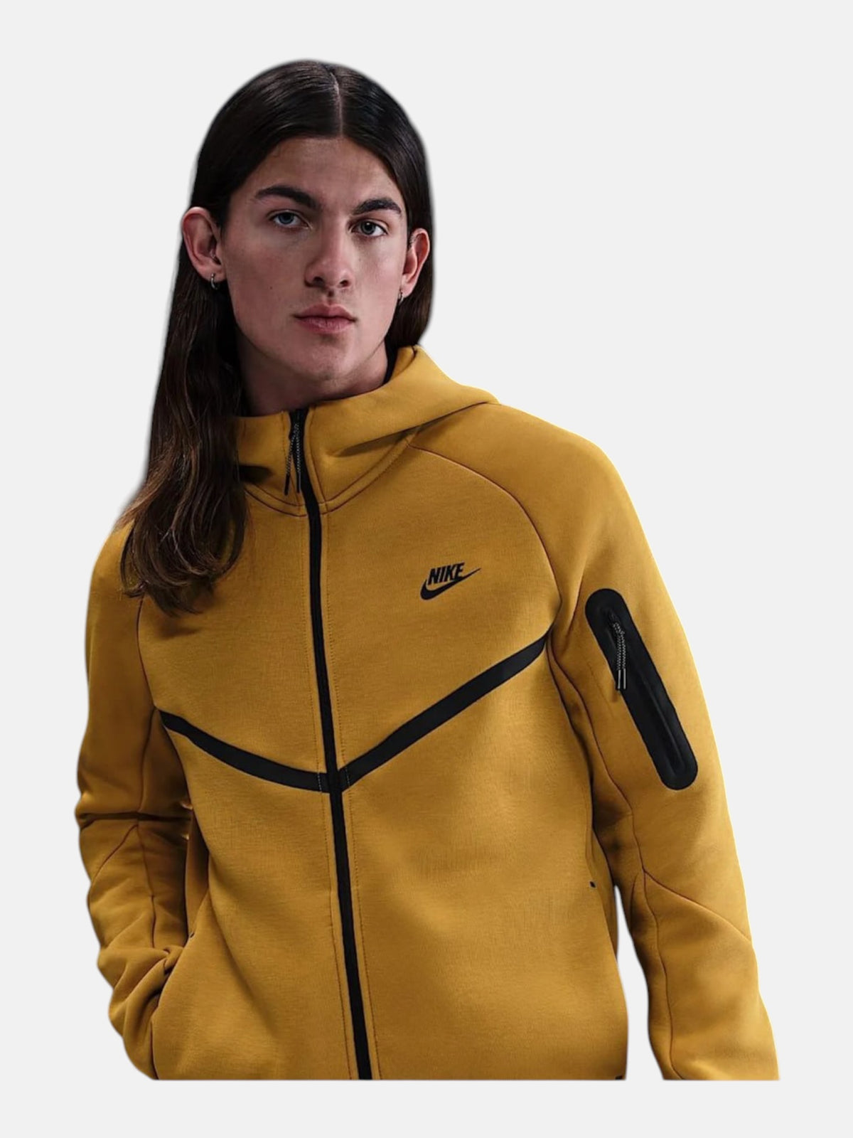 Толстовка чоловіча Nike Tech Fleece Windrunner "Ochre Yellow" HV0949-352