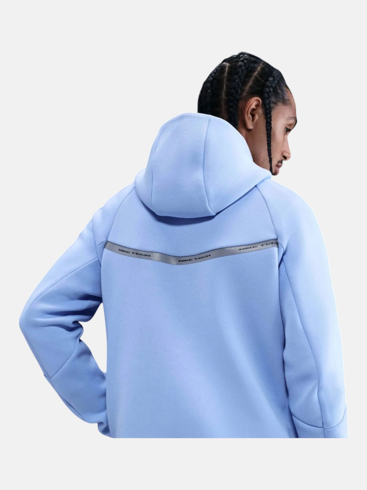 Толстовка чоловіча Nike Tech Fleece Windrunner Reflective "Light Blue" IM6537-468