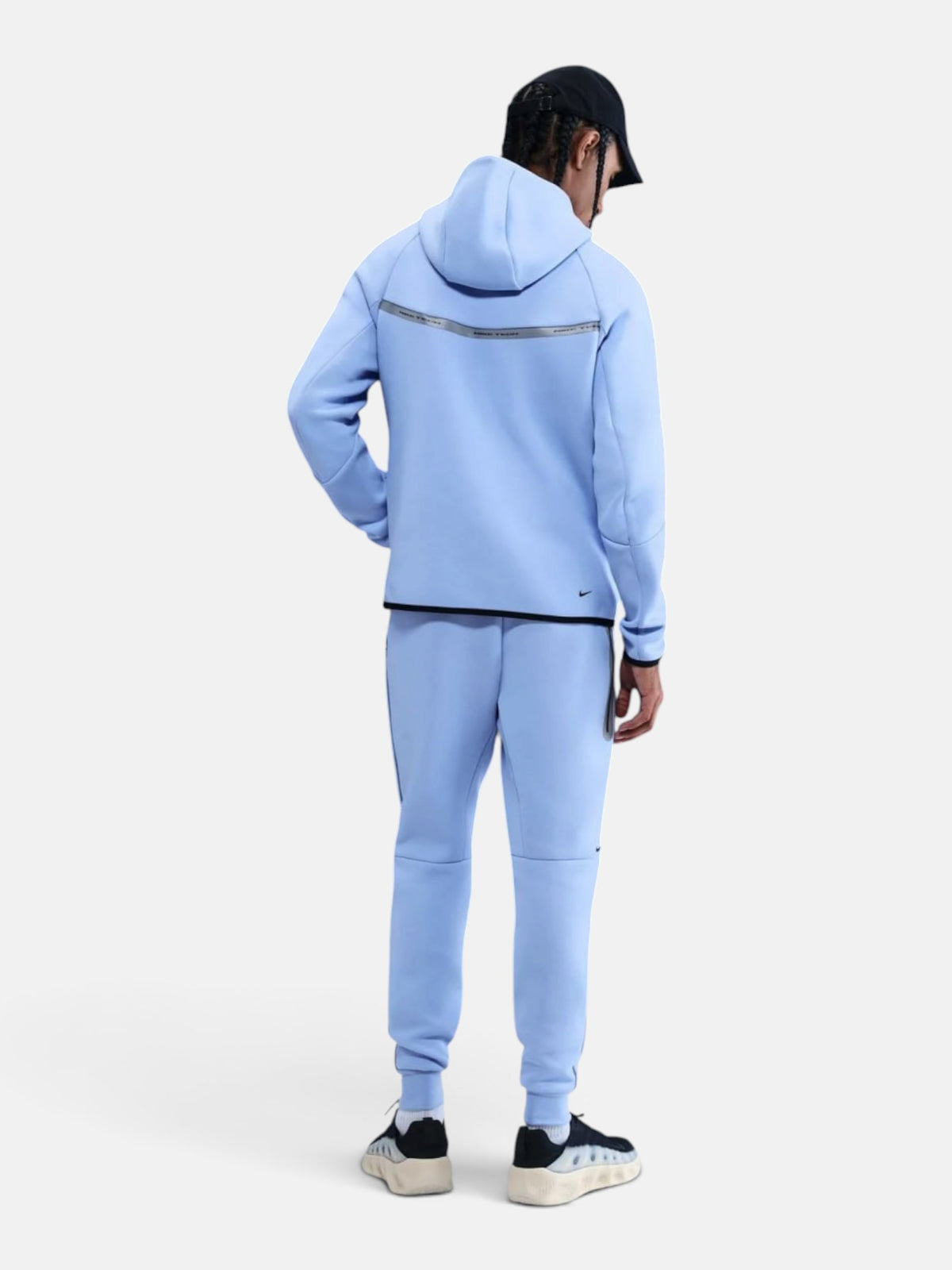 Толстовка чоловіча Nike Tech Fleece Windrunner Reflective "Light Blue" IM6537-468