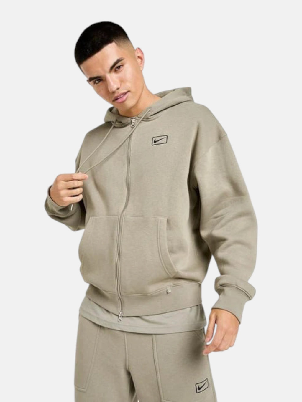 Кофта чоловіче Nike Sportswear Swoosh Box Full-Zip "Khaki" IQ2765-320
