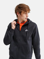 Кофта чоловіча Nike Sportswear Club Fleece Full-Zip "Black" BV2645-010