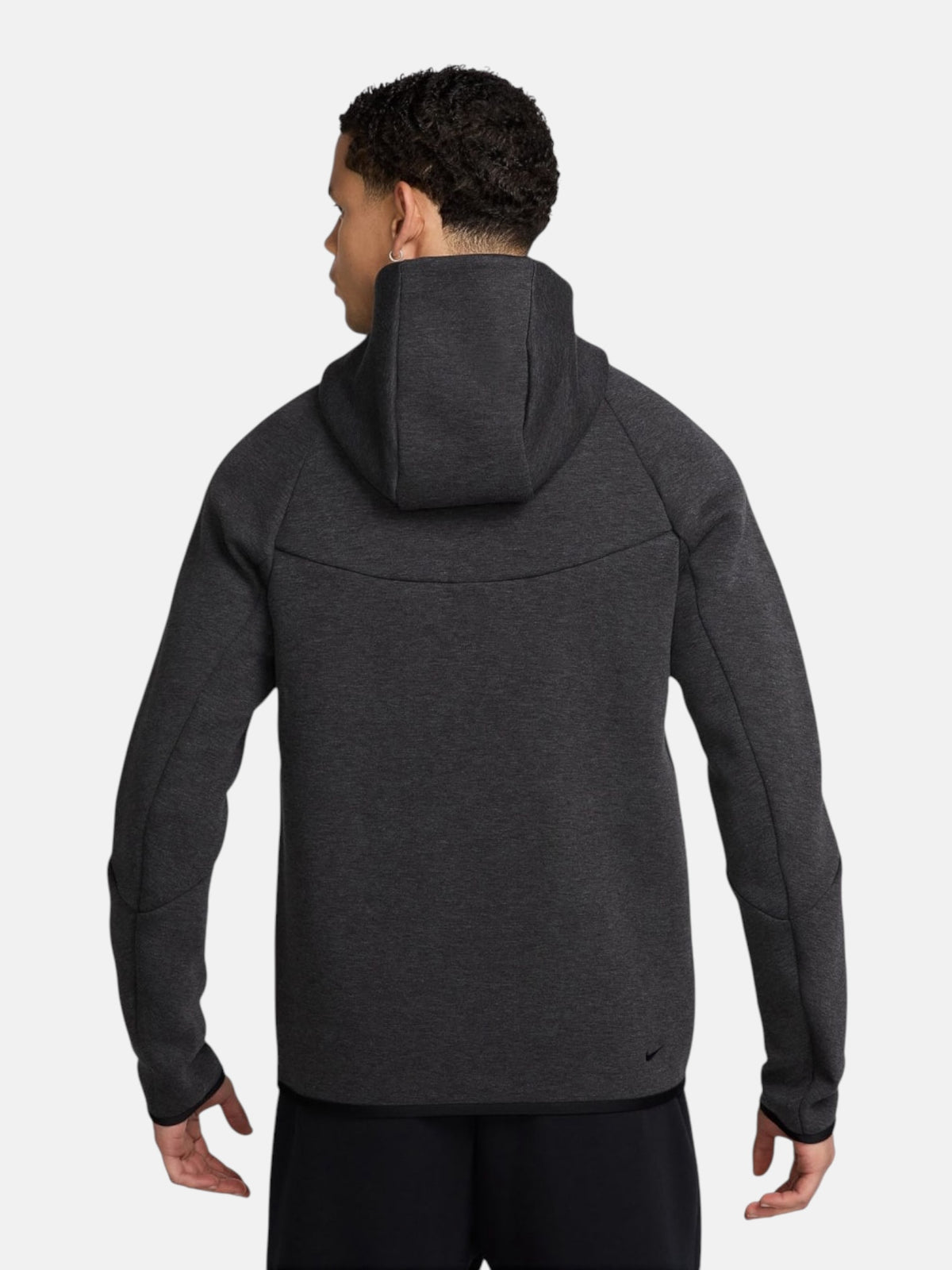 Толстовка чоловіча Nike Tech Fleece Windrunner "Black Heather" HV0949-032