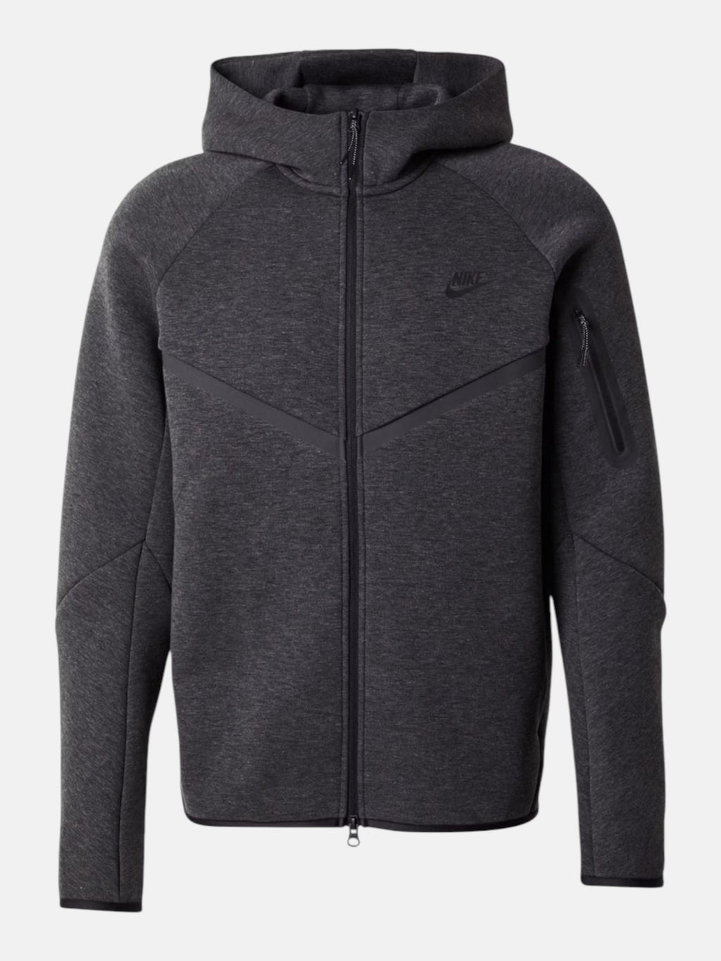 Толстовка чоловіча Nike Tech Fleece Windrunner "Black Heather" HV0949-032