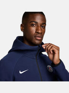 Толстовка чоловіча Nike Paris Saint-Germain Tech Fleece Windrunner "Navy" FZ7224-410