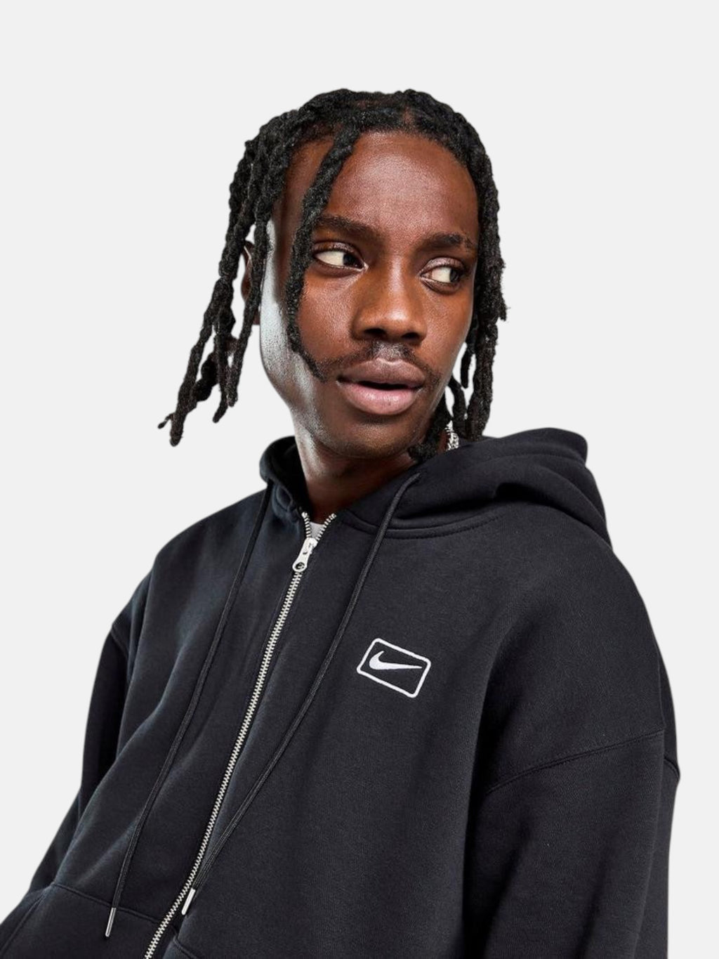 Кофта чоловіча Nike Sportswear Swoosh Box Full-Zip "Black" IQ2765-010
