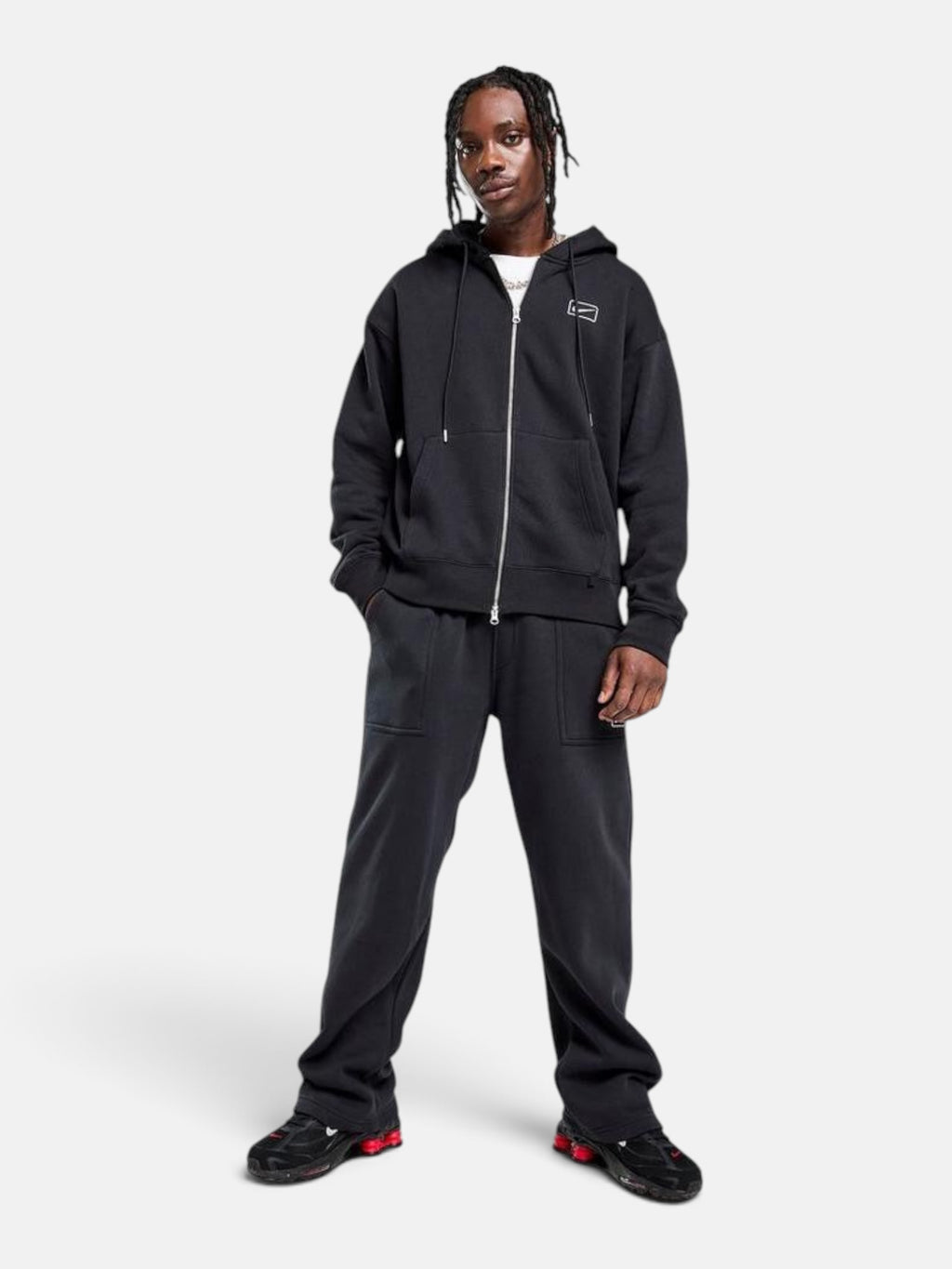 Кофта чоловіча Nike Sportswear Swoosh Box Full-Zip "Black" IQ2765-010