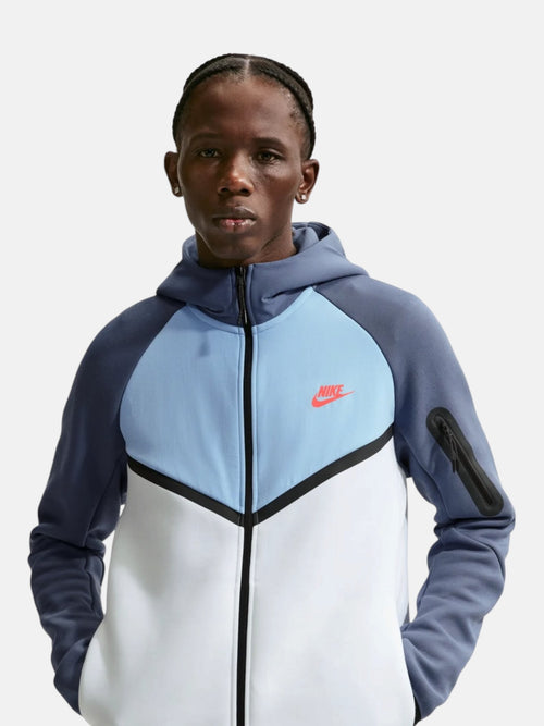 Толстовка чоловіча Nike Tech Fleece Windrunner "Light Blue/Navy" IH4302-100