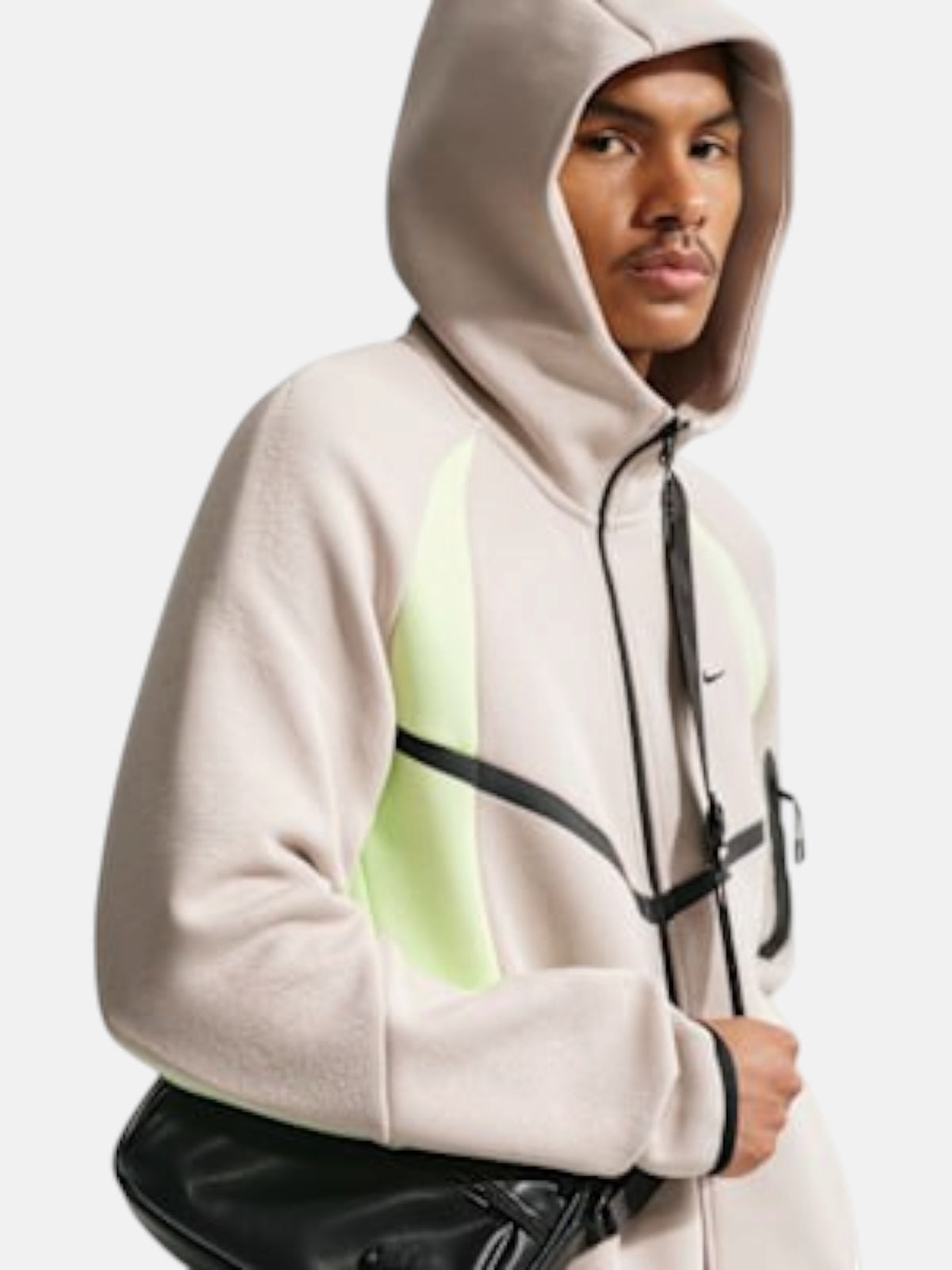 Толстовка чоловіча Nike Tech Fleece Pro "Cream/Lime" IF1325-236