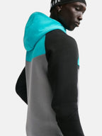 Толстовка чоловіча Nike Tech Fleece Windrunner "Grey/Turquoise" IH4302-084