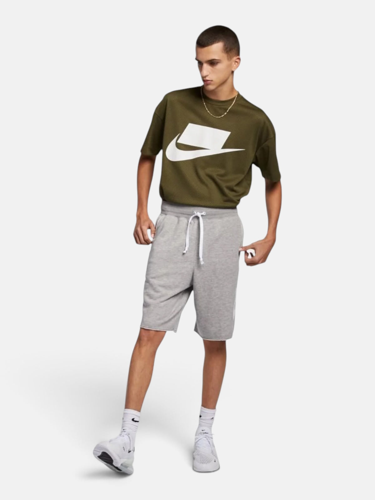 Шорти чоловічі Nike Sportswear Club Alumni "Grey Heather" AR2375-064