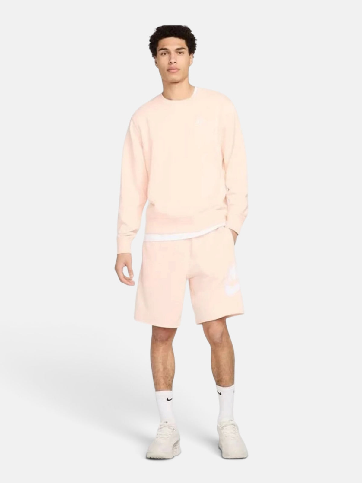 Шорти чоловічі Nike Club Alumni French Terry "Peach" FQ4950-664