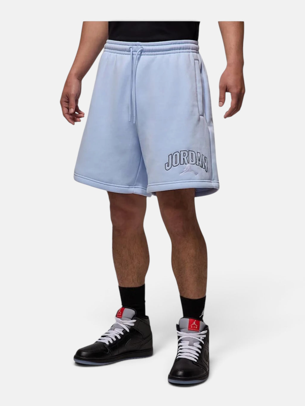 Шорти чоловічі Jordan Brooklyn Fleece Graphic "Light Blue" IB7910-407
