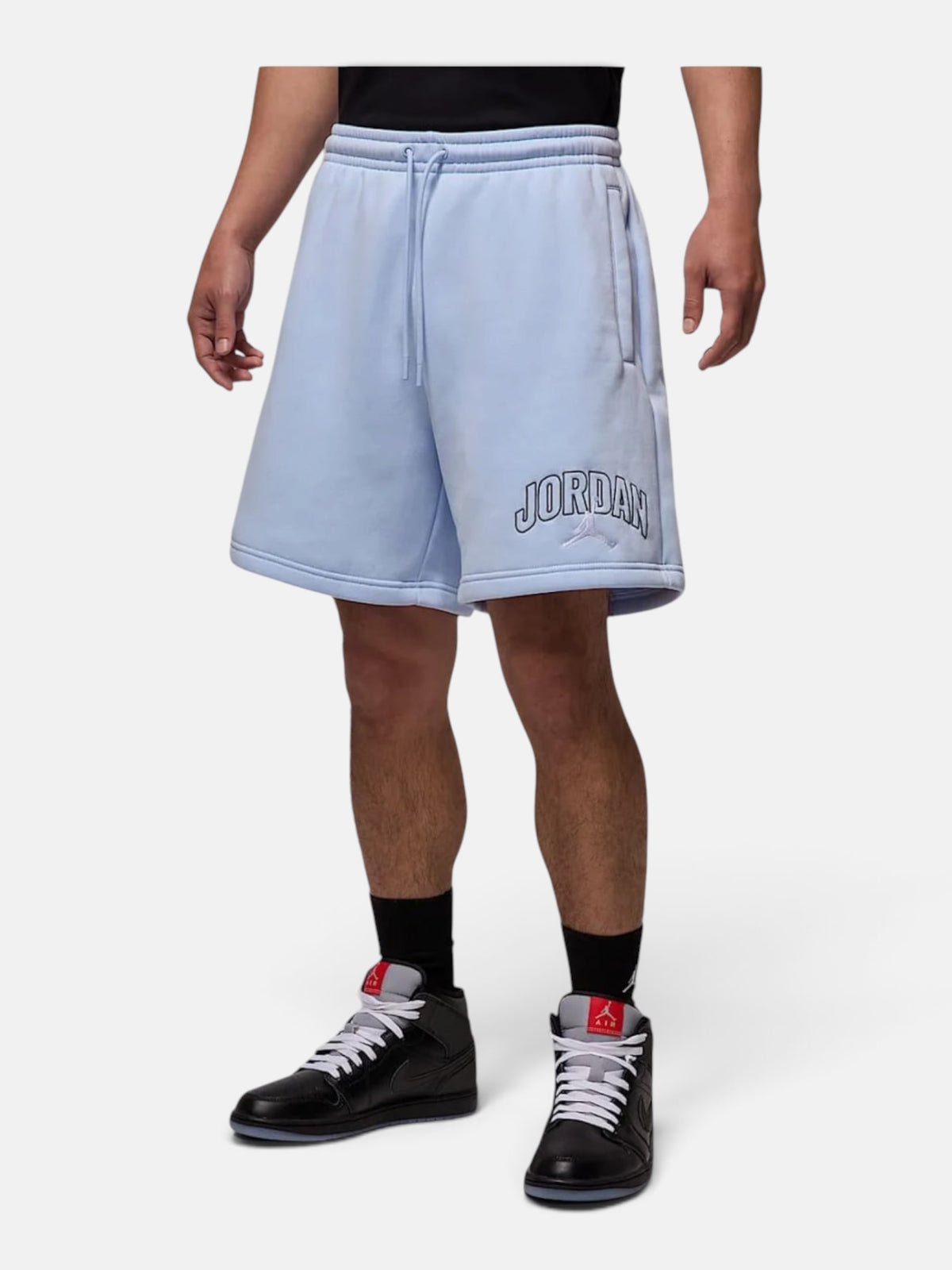 Шорти чоловічі Jordan Brooklyn Fleece Graphic "Light Blue" IB7910-407
