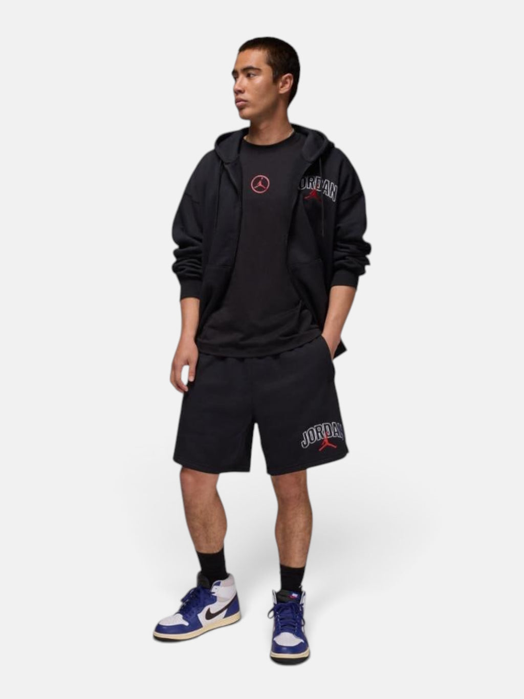 Шорти чоловічі Jordan Brooklyn Fleece Graphic "Black" IB7910-010