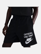 Шорти чоловічі Nike Club Knit "Official Use Only" Black IB8413-010