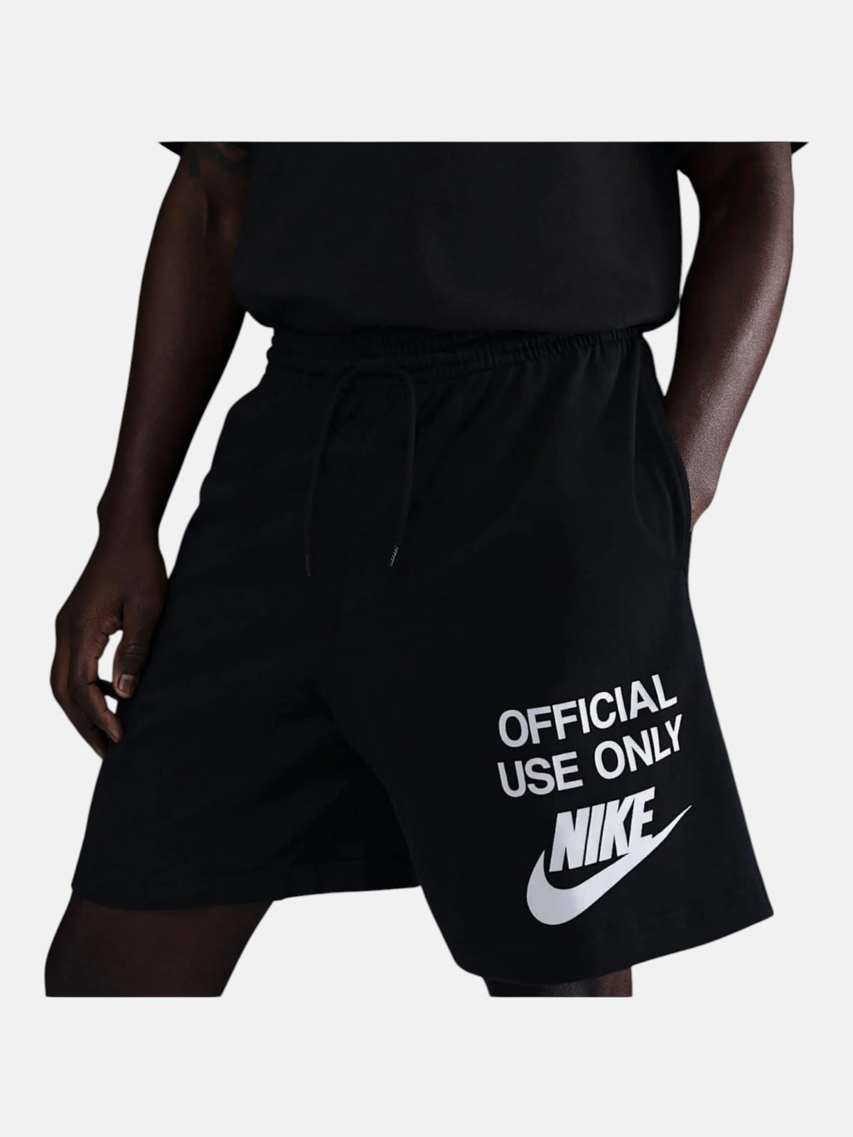 Шорти чоловічі Nike Club Knit "Official Use Only" Black IB8413-010