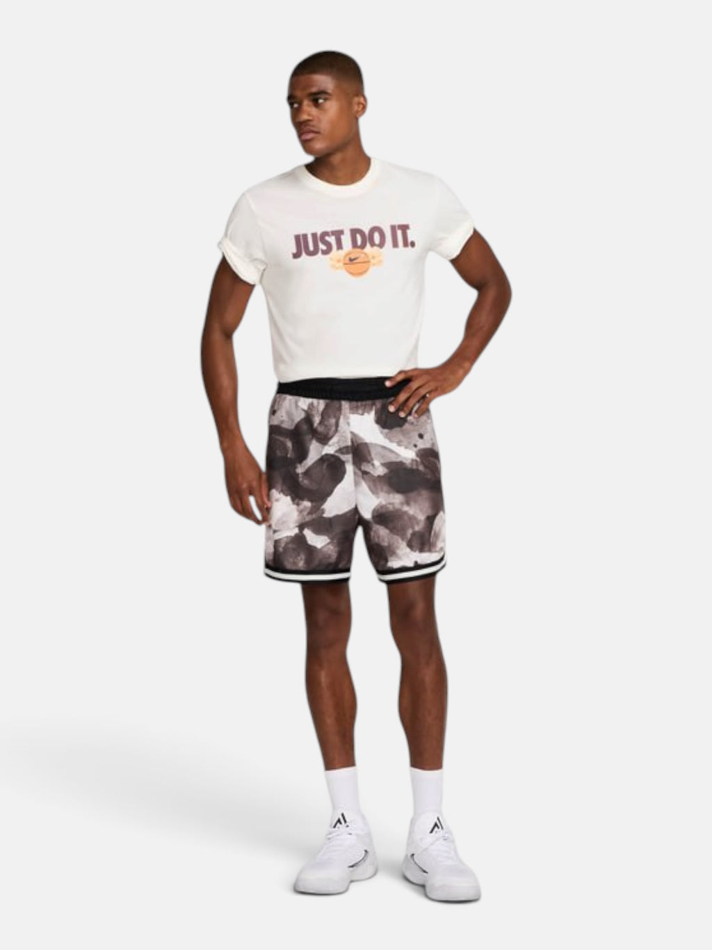 Шорти чоловічі Nike DNA Dri-FIT Camo "Pale Ivory/Black" HJ3879-110