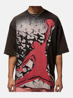 Футболка чоловіча Air Jordan Reissue Graphic Oversized "Black/Gym Red" HQ8982-010