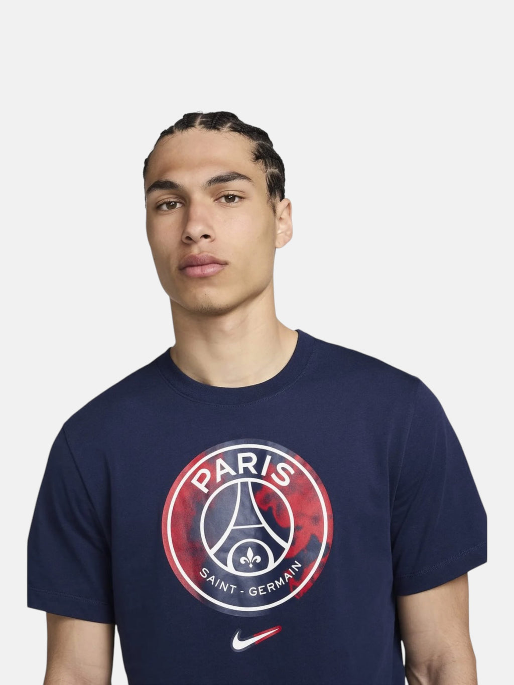 Чоловіча футболка Nike Paris Saint-Germain Crest 2024/25 Navy FV8558-410