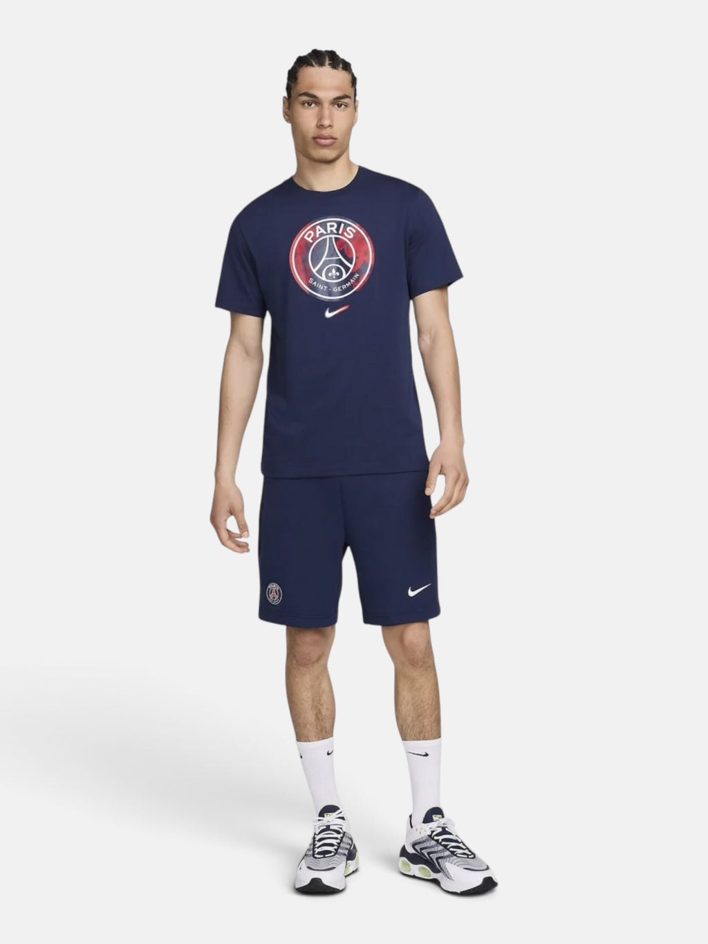 Чоловіча футболка Nike Paris Saint-Germain Crest 2024/25 Navy FV8558-410