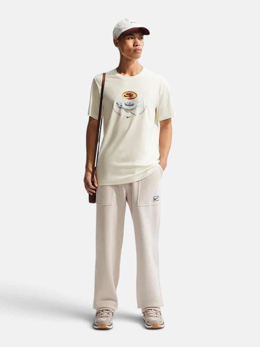 Чоловіча футболка Nike Sportswear Cafe Swoosh Mug Sail IH1159-133