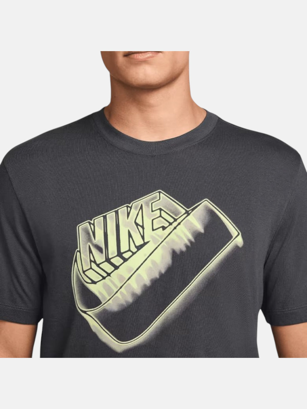 Чоловіча футболка Nike Sportswear Standard Blur Futura Anthracite IH1131-060