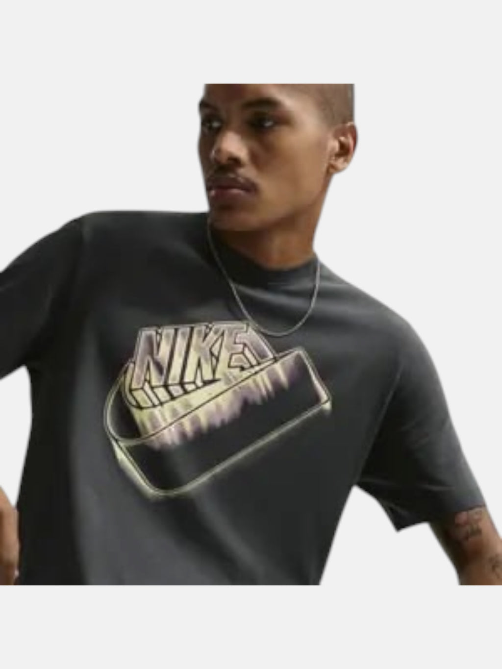 Чоловіча футболка Nike Sportswear Standard Blur Futura Anthracite IH1131-060
