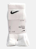 Унісекс шкарпетки Nike Everyday Cushioned Crew White, 3 пари SX7664-100