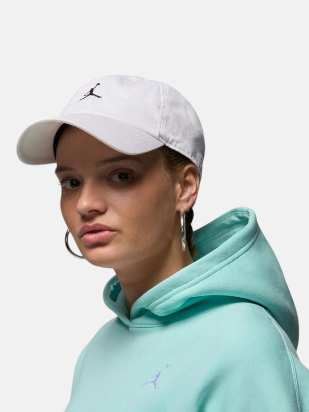 Кепка унісекс Jordan Club Washed Jumpman White / Black HQ1963-100