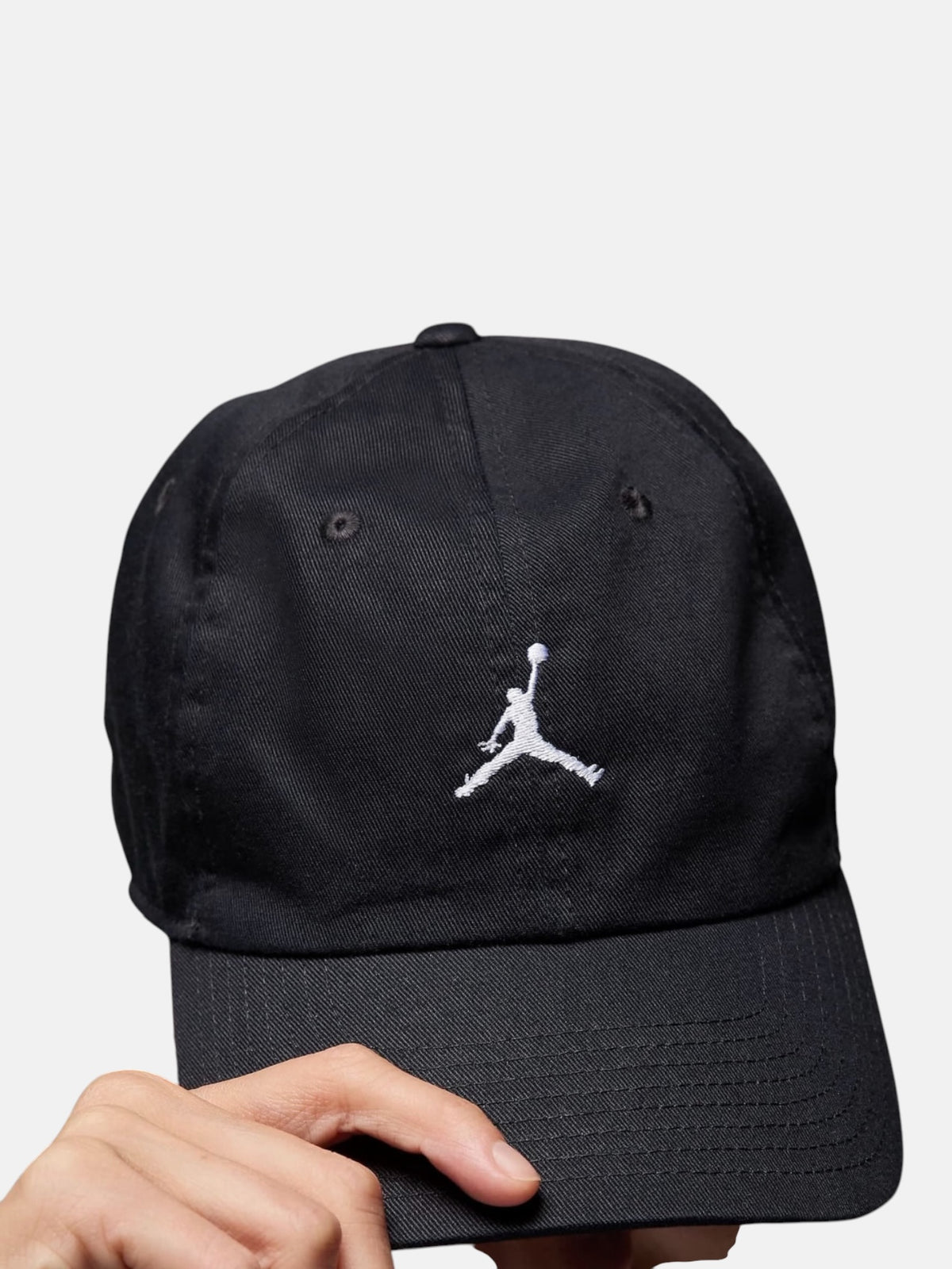 Кепка унісекс Jordan Club Washed Jumpman Black / White HQ1963-010