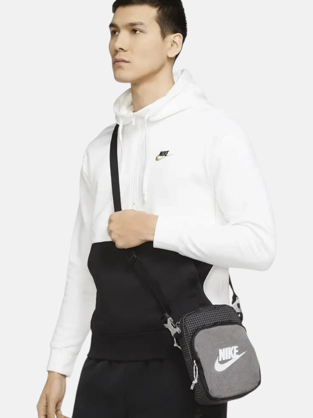 Сумка через плече Nike Heritage 2.0 Crossbody Black / Grey CV1408-010