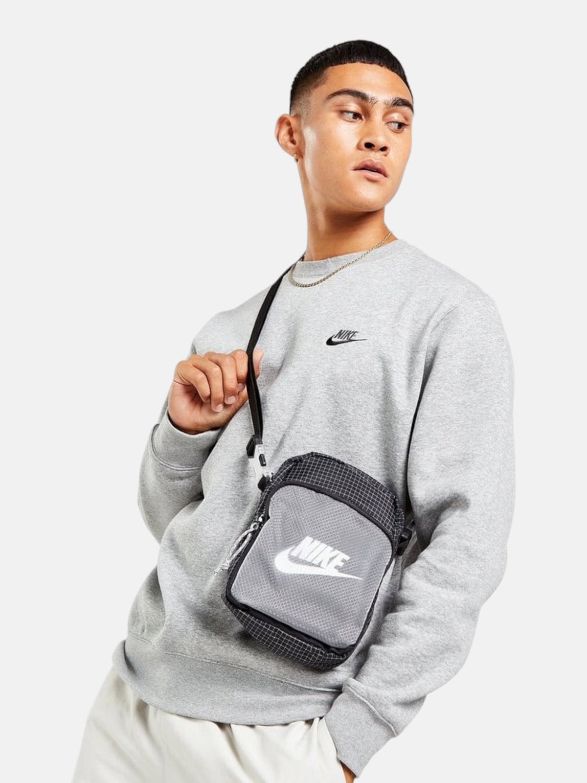 Сумка через плече Nike Heritage 2.0 Crossbody Black / Grey CV1408-010